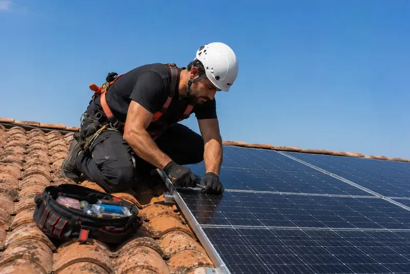 Maintenance et monitoring de panneaux solaires à Clermont-le-Fort
